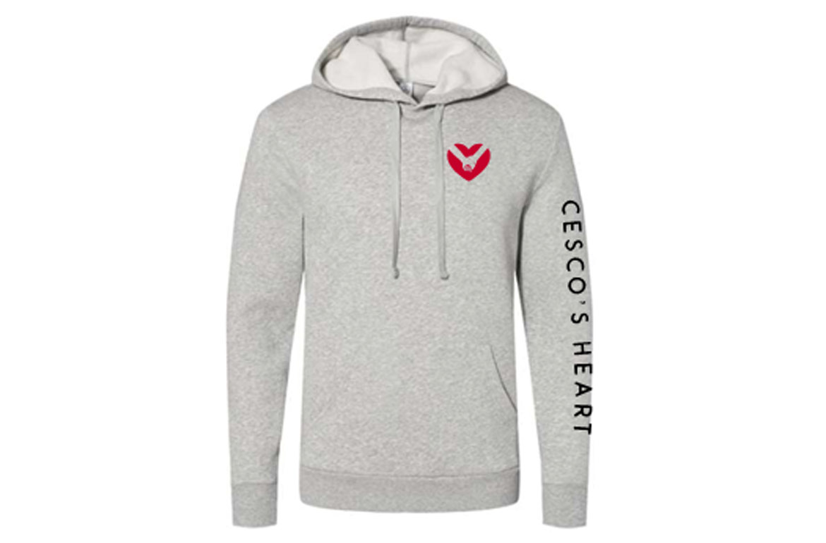 Fleece Hoodie Grey